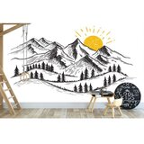 WALLXPERT Tapeta za zid MDK-00110, 100x100 cm, Šarena | Eponuda.ba