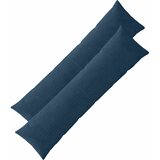  Presvlaka za jastuk 2 pcs ALMELO Mornarsko plava 40 x 145 cm | shoptok.hr