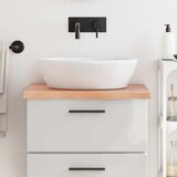  Kupaonska radna ploča svjetlosmeđa 60x50x(2-4) cm masivno drvo | shoptok.hr