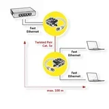 Value T Adapter, 1xRJ45 M to 2xRJ45 F, UTP ( 6271 )