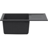  Jednostruki kuhinjski sudoper Granite 62 x 50 x 20 cm Grafitna | shoptok.hr