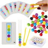 Montessori igra barvne kroglice za učenje štetja XXL (66 delov) - Za 3+ let Cene