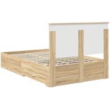  Krevetna konstrukcija s ladicama Sonoma hrast 120 x 200 cm Slike