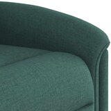  Naslonjač na podizanje od tkanine tamnozeleni - Tamnozelena 1 Ručno guranje unatrag Ne | shoptok.hr