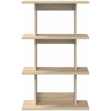  Polica na zidu Zidna montaža Smeđa 56 x 20 x 90 cm | shoptok.hr