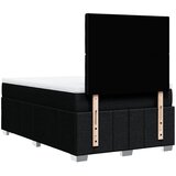  Krevet box spring s madracem crni 120 x 190 cm od tkanine | shoptok.hr