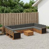  Setovi sofa 11 kom. Čvrsto drvo akacije | shoptok.hr