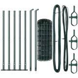 Euro Ograda s 7 Ojačanim Postovima 0.6x10 m Vruće pocinčani čelik | shoptok.hr