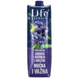 Nectar life premium voćni nektar jabuka, aronija i grožđe sok 1L tetra brik | ePonuda.com
