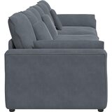  Modularna sofa s jastucima, baršunasta, tamno siva | shoptok.hr