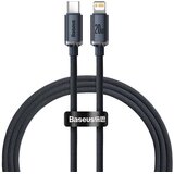 Baseus Crystal kabel USB-C na Lightning 20W PD 120 cm (črn) | Shoptok.si