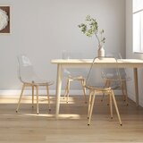 The Living Store Jedilni stoli 4 kosi transparentni PET - Jedilni Stol, (21663130) | Shoptok.si