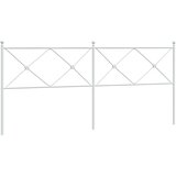  Metalno zamjensko uzglavlje bijelo 200 cm | shoptok.hr