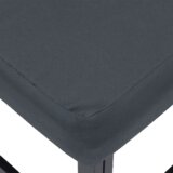 vidaXL Sjedeća garnitura za vrt 14 pcs Crna 70 x 70 x 32 cm Aluminij | shoptok.hr