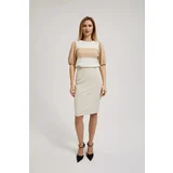 Moodo Women's beige skirt