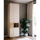 Hom`in vitrina, barve hrasta, peščene barve | Shoptok.si