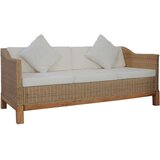  2-dijelni set sofa od prirodnog ratana s jastucima | shoptok.hr