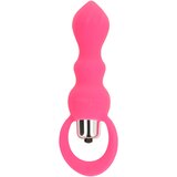 Ohmama Vibrating Butt Plug 9cm Pink Cene