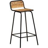  Barski stoli 2 kosa trden mangov les, (20699833) | Shoptok.si
