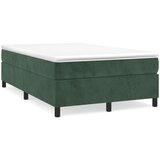  The Living Store Box spring postelja z vzmetnico temno zelen 120x190 cm žamet - Box Spring Postelja, (21490095) Cene