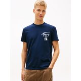 Tommy Jeans Majica 'CITY SIGN' marine / bela | Shoptok.si