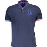La_Martina MEN&#39;S SHORT SLEEVED POLO SHIRT BLUE Cene