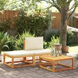 vidaXL 3-dijelna set vrtnih sofa s jastucima masivno bagremovo drvo | shoptok.hr