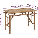  Sklopivi vrtni stol 115 x 50 x 75 cm od bambusa | Eponuda.com