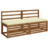  Jastučić za klupu SOEST 100% poliester Krem 140 x 50 x 5 cm Slike