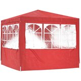  Zabavni šotor Rdeča 250 x 250 x 240 cm PE in jeklo, (5000219061) | Shoptok.si