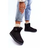 Boto Women's Quilted Snow Boots With Ornament Black Siriol | Shoptok.si