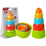  Edukativna piramida za slaganje 5u1 - šarena | shoptok.hr