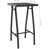  3-dijelni vrtni barski set crni | shoptok.hr