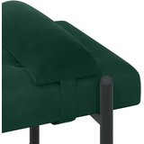  Klupa s gumbima i jastučićima Tamnozelena 110 x 40 x 46 cm | shoptok.hr