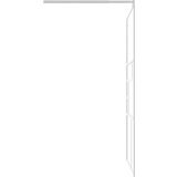 vidaXL Pregrada za tuš 115 x 195 cm sa staklom ESG bijela | shoptok.hr