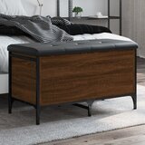 vidaXL Klupa za pohranu boja hrasta 82x42x45 cm od konstruiranog drva Cijene