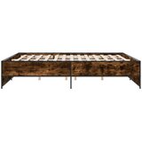  Okvir kreveta boja hrasta 180x20 cm konstruirano drvo i metal | Eponuda.ba