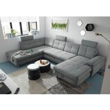 MID.YOU SEDEŽNA GARNITURA, tkanina svetlo siva | Shoptok.si