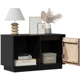 TV ormarić crni 74 x 35 x 44 cm od masivne borovine | shoptok.hr