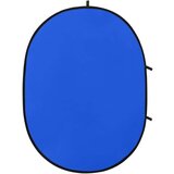 vidaXL Ovalno studijsko platno za ozadje 2v1 Zelena in Modra 200x150cm | Shoptok.si