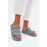 Boto Women's sandals with decoration on the platform blue Delyna | ePonuda.com