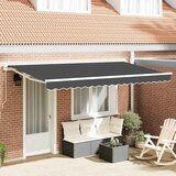  Okvir tende Antracit 400 x 200 cm Poliester s PU premazom | shoptok.hr