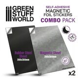 Green Stuff World combo magnetic sheet A4 + rubber steel sheet A4 - combo 2 self-adhesive Cene