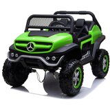  Licencirani avto na akumulator Mercedes Unimog 4x4 - zeleni | Shoptok.si