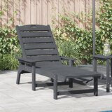 vidaXL ležaljka na suncu Svjetlosiva 53x162x98.5 cm HDPE | shoptok.hr