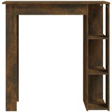  Barski stol s policom boja hrasta 102 x 50 x 103,5 cm drveni | Eponuda.com