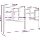  Posteljno vzglavje 205,5x4x100 cm trdna borovina, (20644296) | Shoptok.si
