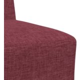 SOFA Stolica Svijetlo Siva 55 cm Tkanina 3 pcs boja crnog vina | shoptok.hr