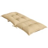  Jastuci za stolice 2 kom prošarano bež 120x50x7 cm od tkanine | shoptok.hr
