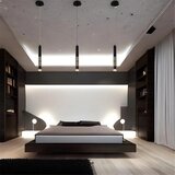 Globo 15630H - led luster na sajli penny LED/12W/230V 3000K crna | Eponuda.com
